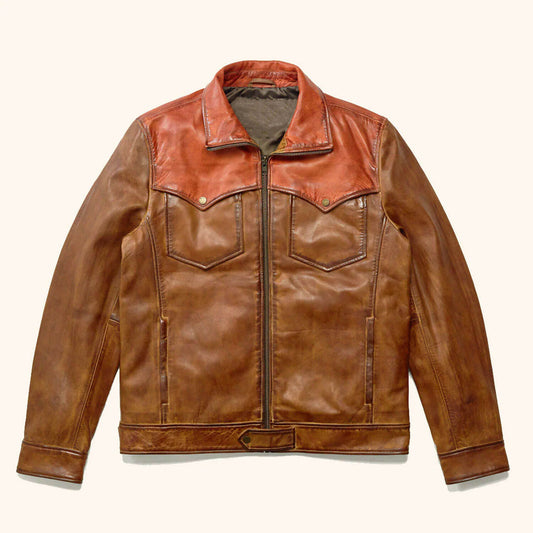 FrontierBuck Leather Jacket – Western Heritage Edition