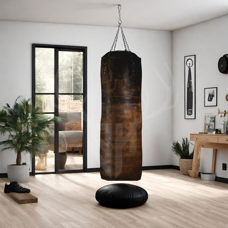 Legacy Striker Cowhide Leather Punching Bag – Pro Grade