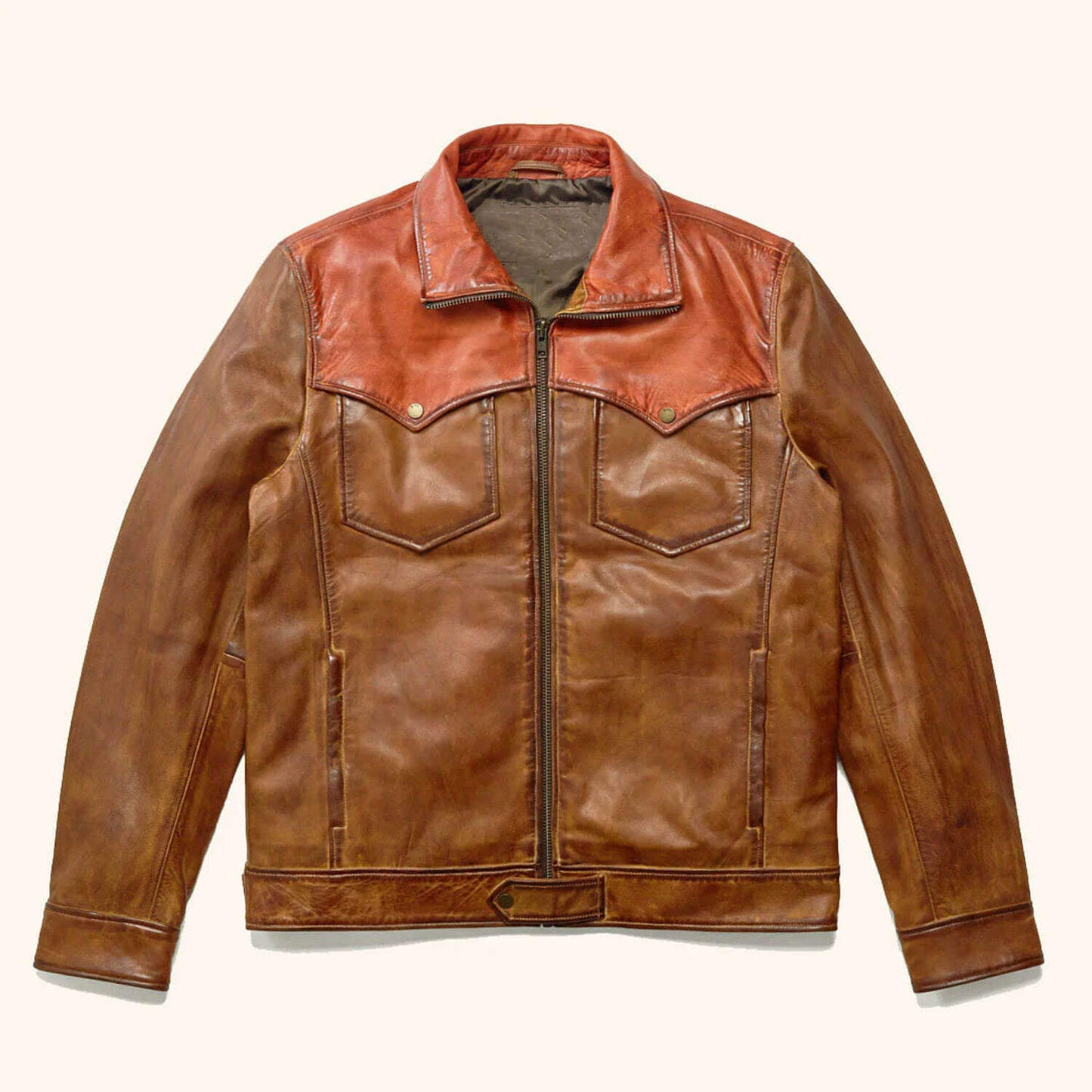 FrontierBuck Leather Jacket – Western Heritage Edition