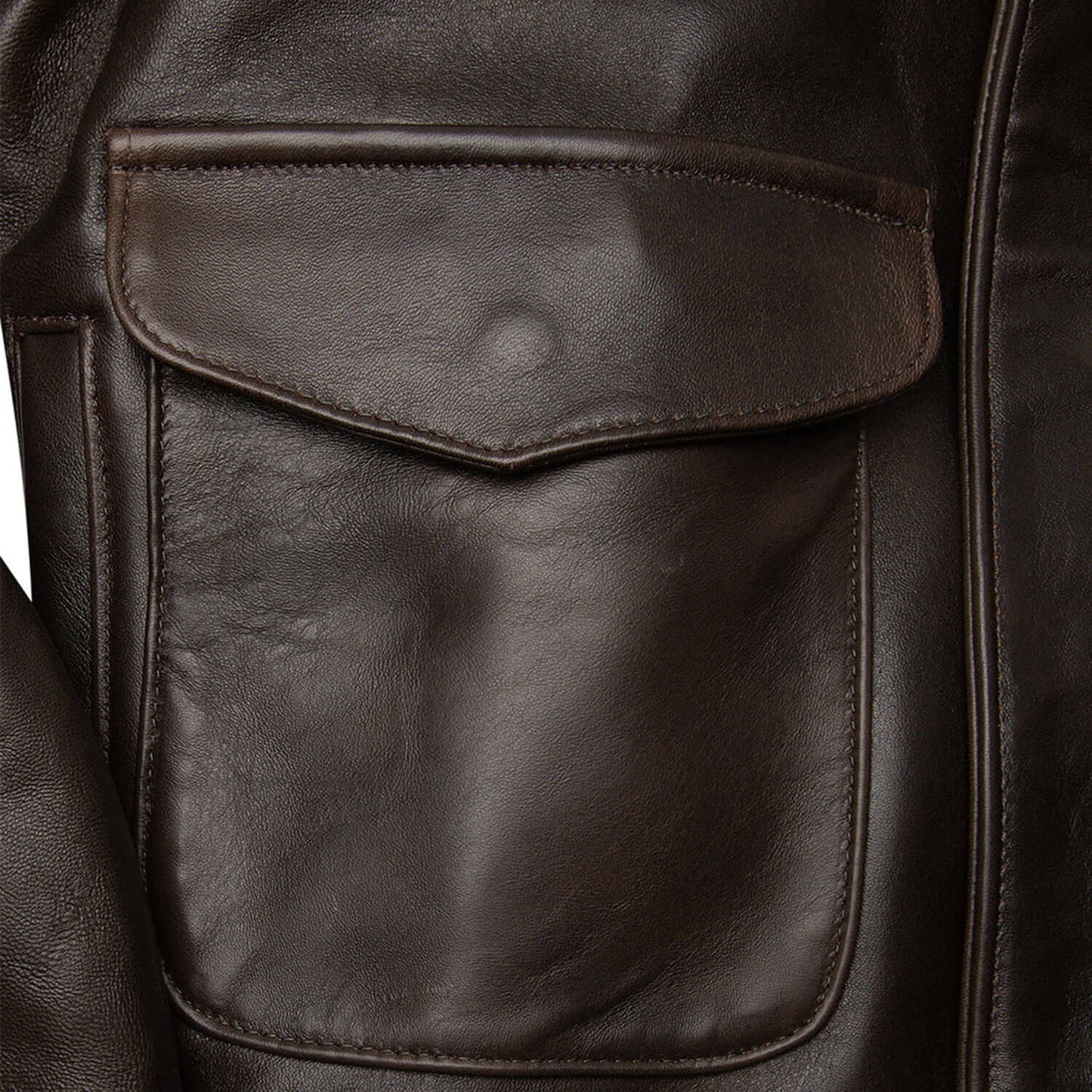 AeroCommand A-2 Pilot Jacket – Antique Brown Leather
