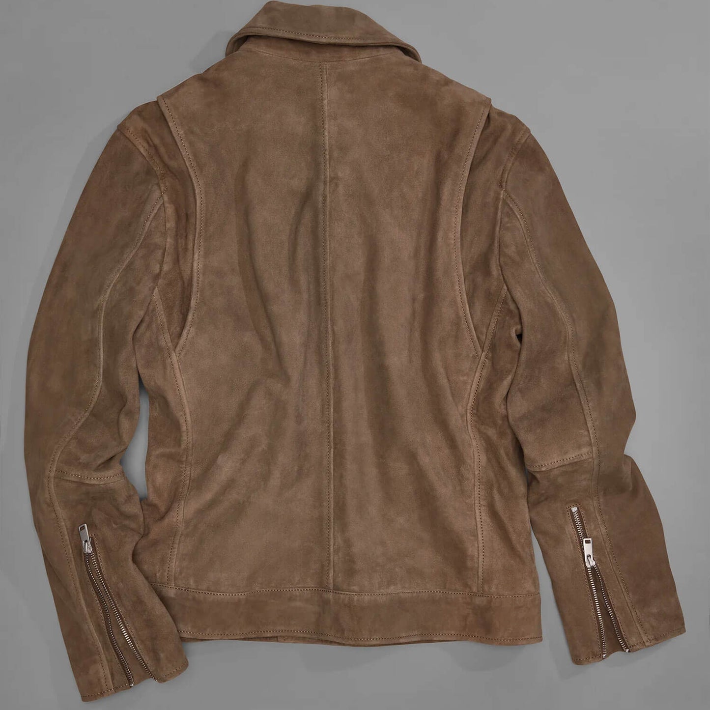 CanyonRider Brown Suede Moto Jacket – Heritage Edition