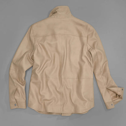 RidgeLine Lightweight Leather Snap Front Shirt Jacket – Signature Edition