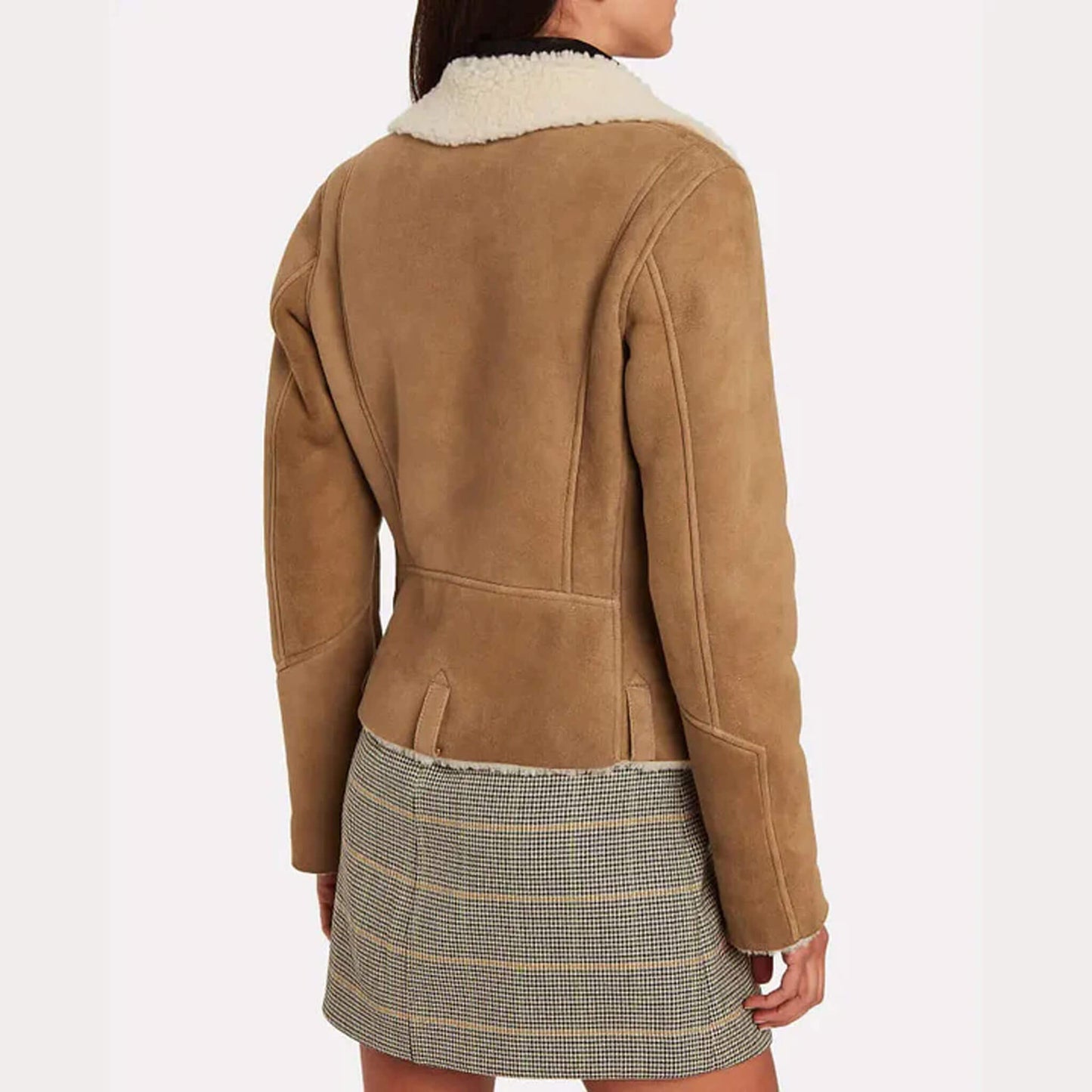 Sierra Tan Shearling Leather Jacket – Winter Classic