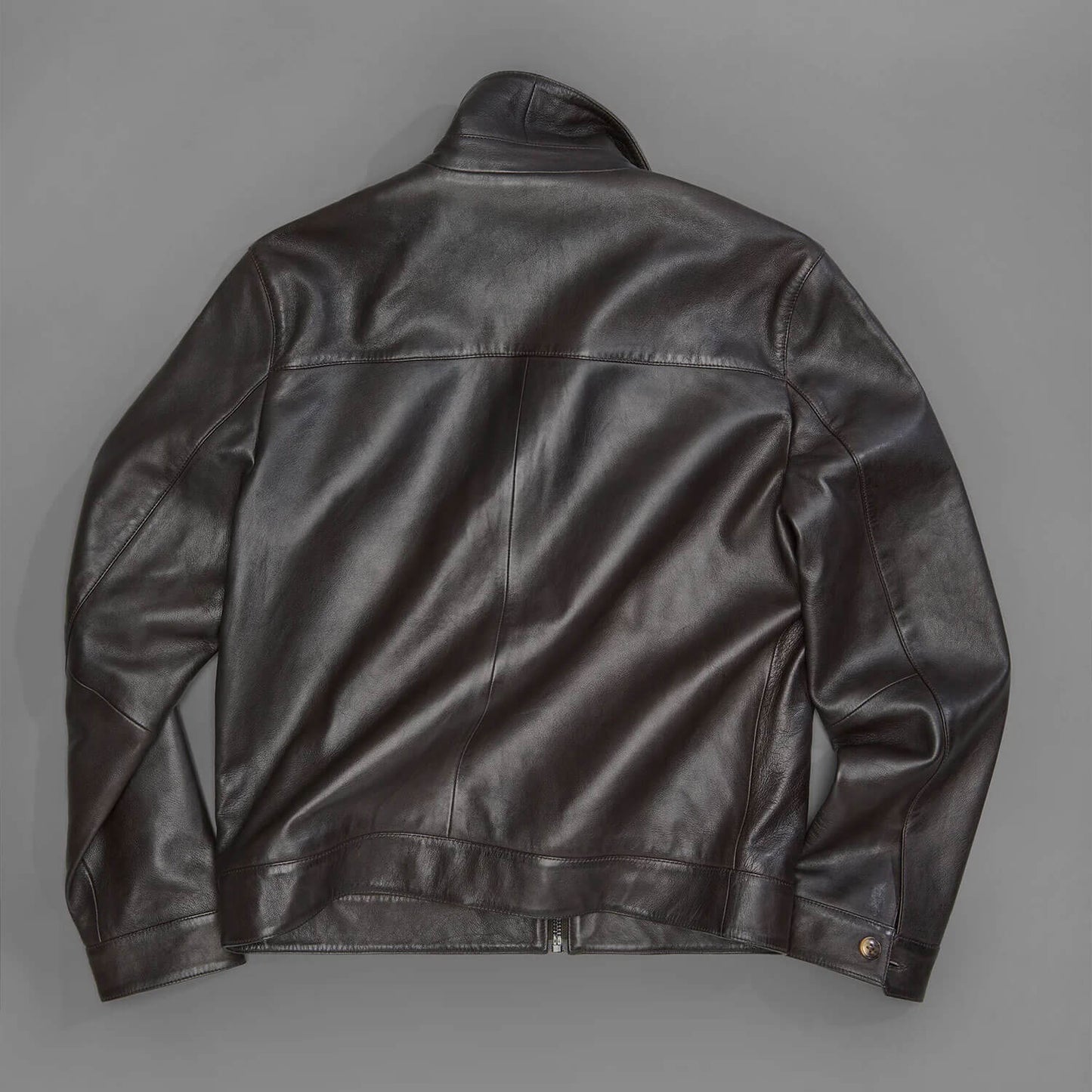 IronVale Black Leather Zip Shirt Jacket – Signature Edition
