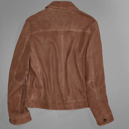 CedarCraft Brown Suede Zip Shirt Jacket – Heritage Edition