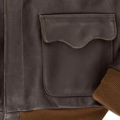 Heritage Aviator A-2 Brown Flight Leather Jacket – 40th Anniversary Edition