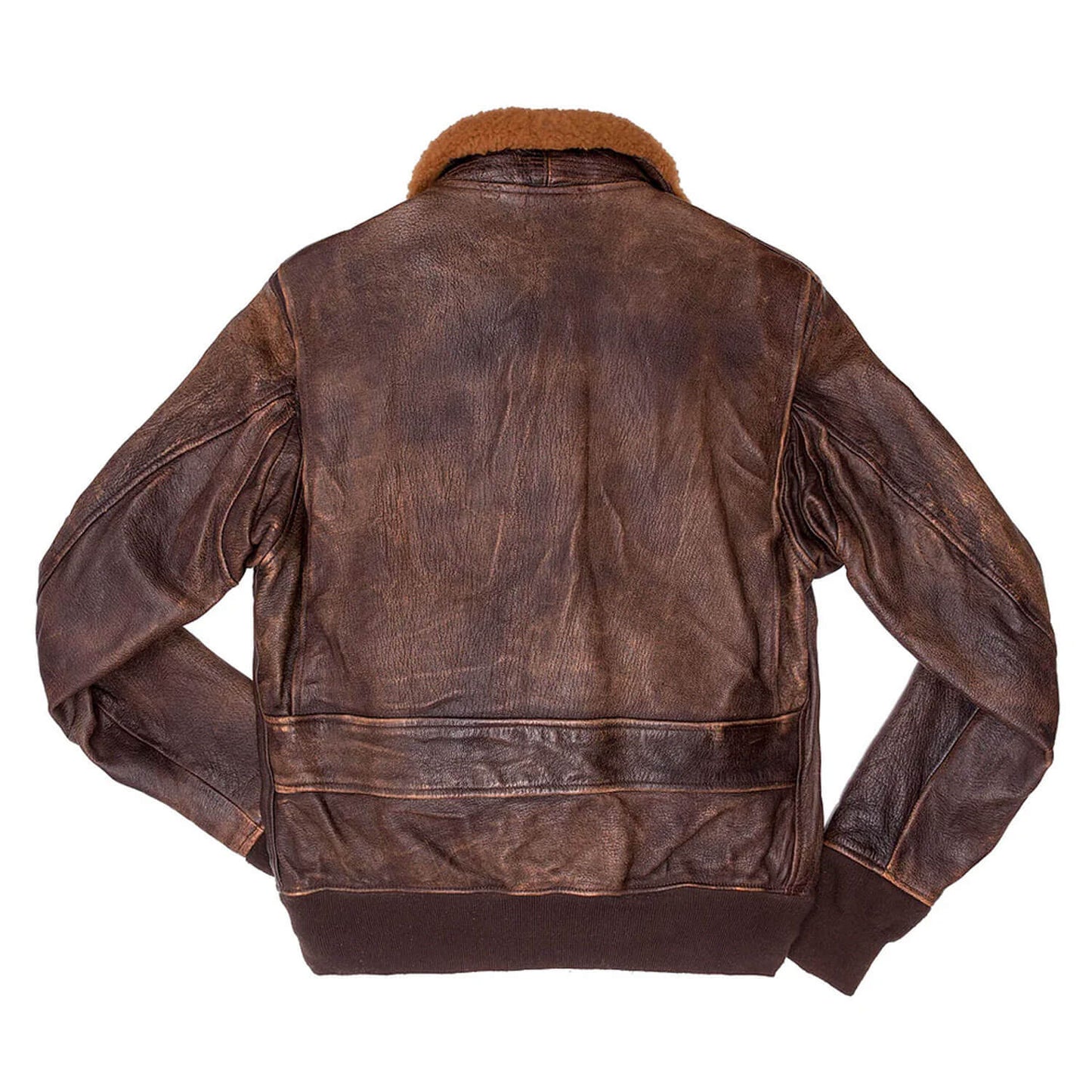 Vintage Avenger G-1 Flight Jacket – Brown Leather