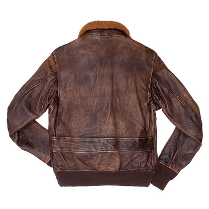Vintage Avenger G-1 Flight Jacket – Brown Leather