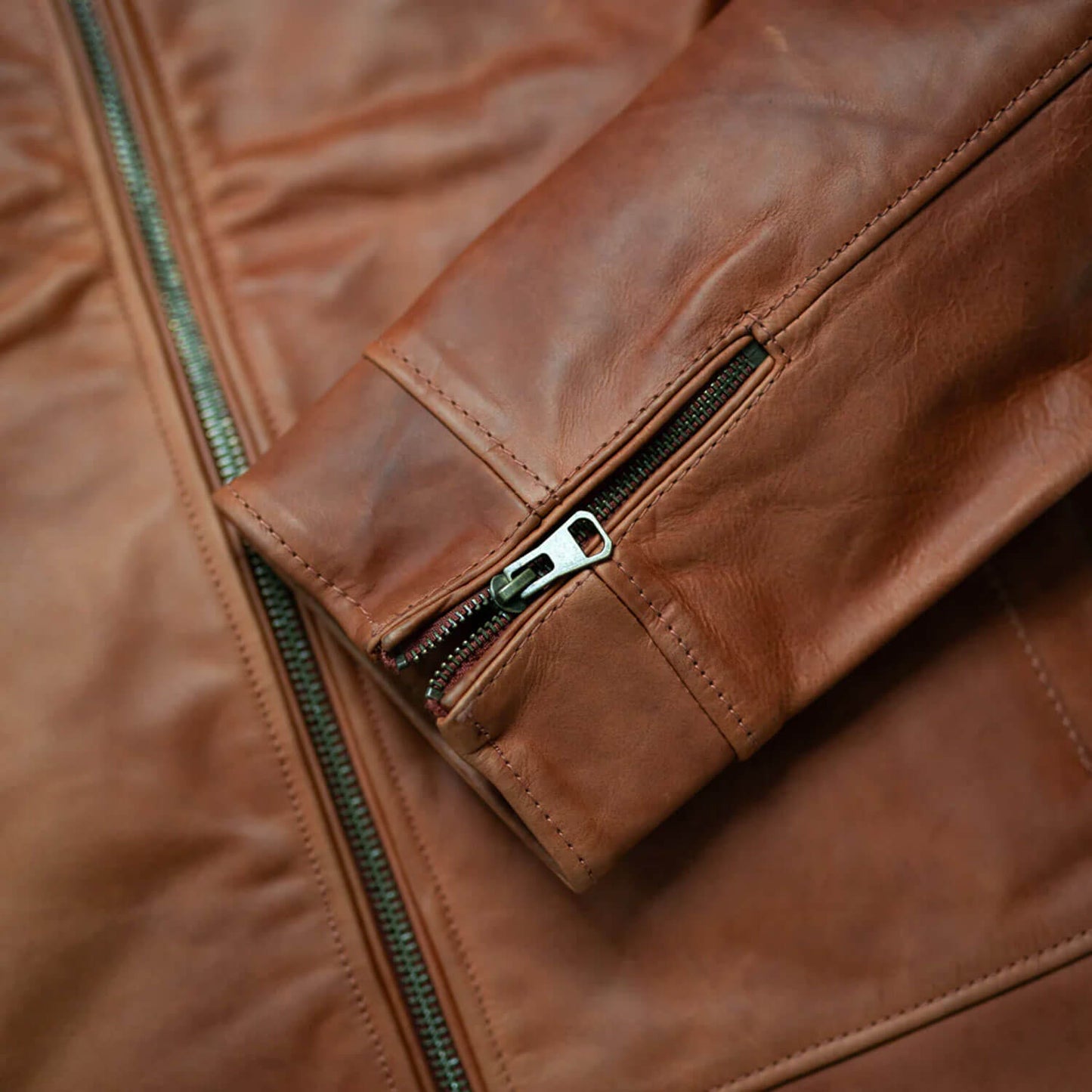 IronHeritage Brown Leather Jacket – Vintage Legacy Edition