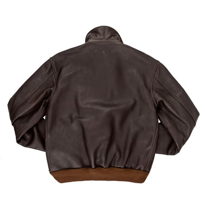 Heritage Aviator A-2 Brown Flight Leather Jacket – 40th Anniversary Edition