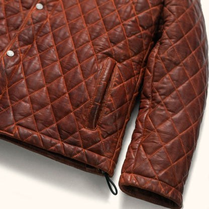 Oakridge Quilted Brown Leather Jacket – Heritage Edition
