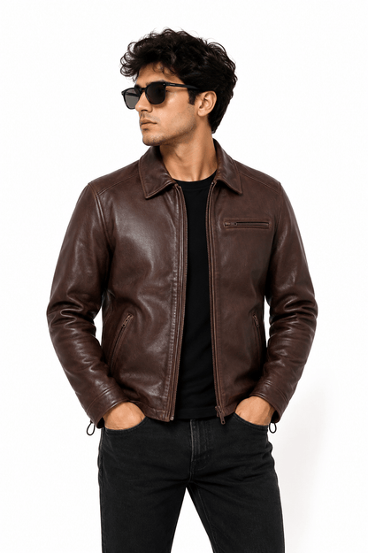 RoadMaster Leather Driving Jacket – Heritage Touring Edition