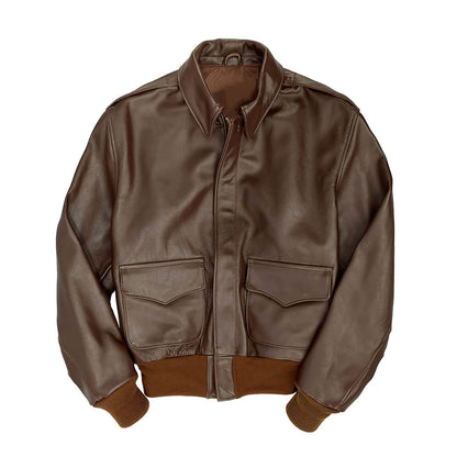 Heritage Pilot A-2 Bomber Jacket – Antique Brown
