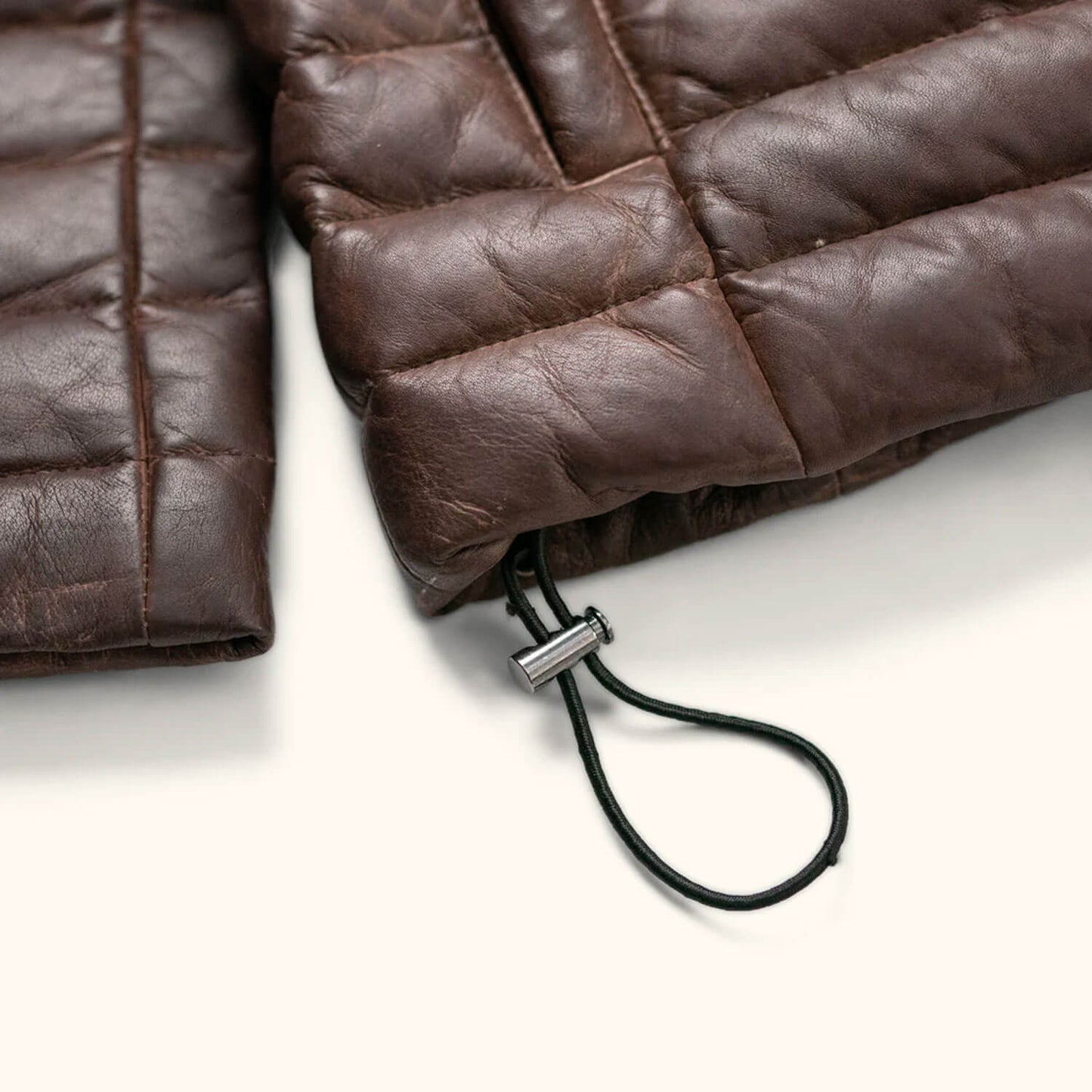 SummitHaven Chocolate Brown Leather Down Jacket – Heritage Winter Edition