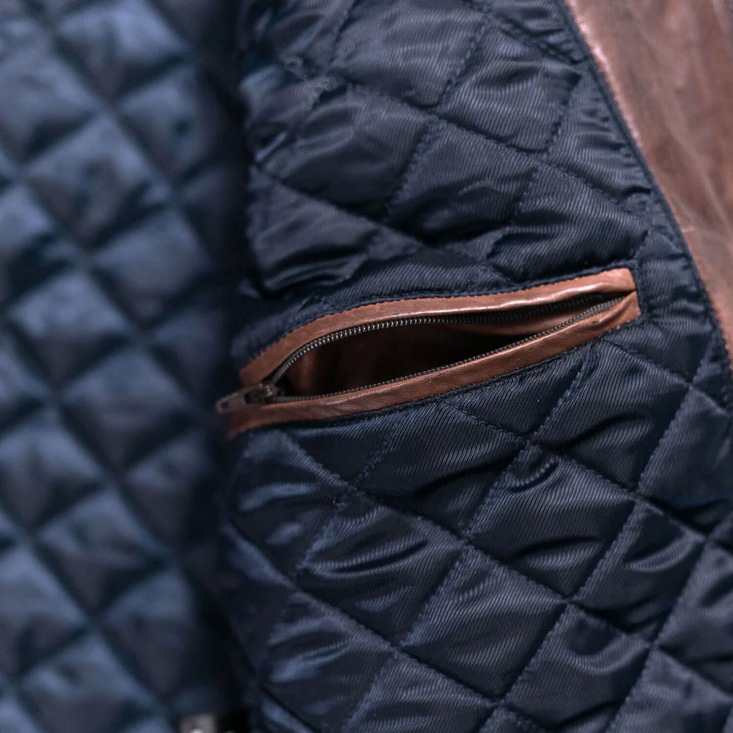 HighlandRidge Quilted Leather Jacket – Heritage Edition