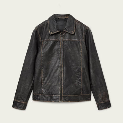 FusionRider Two-Tone Leather Zip Jacket – Signature Edition