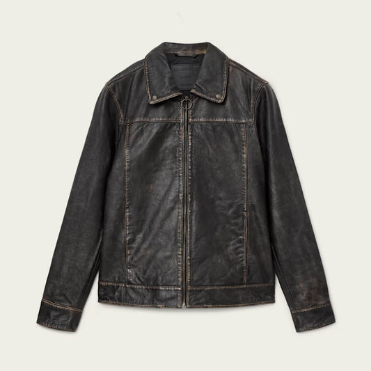 FusionRider Two-Tone Leather Zip Jacket – Signature Edition