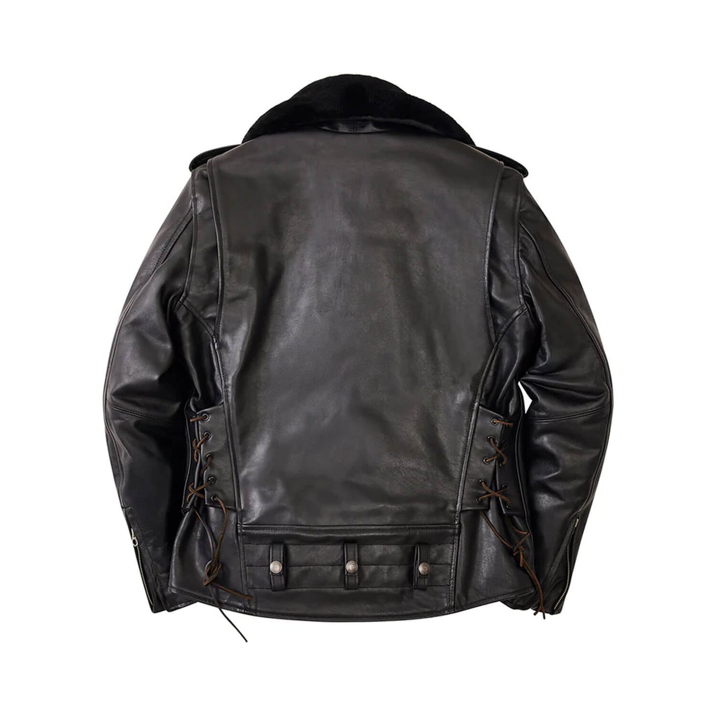 IronRoad Black Leather Biker Jacket – Road Warrior Edition
