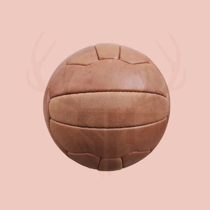  1934 World Cup ball, vintage leather soccer ball, handcrafted football, antique football, FIFA World Cup memorabilia, soccer gift, gift for football lover, historic soccer ball, Federale 102, old-school football, collectible leather football, soccer decor, classic sports gift, sports memorabilia.
