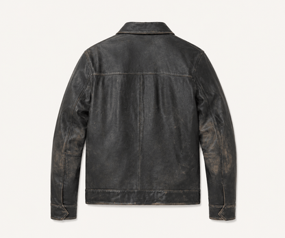 FusionRider Two-Tone Leather Zip Jacket – Signature Edition