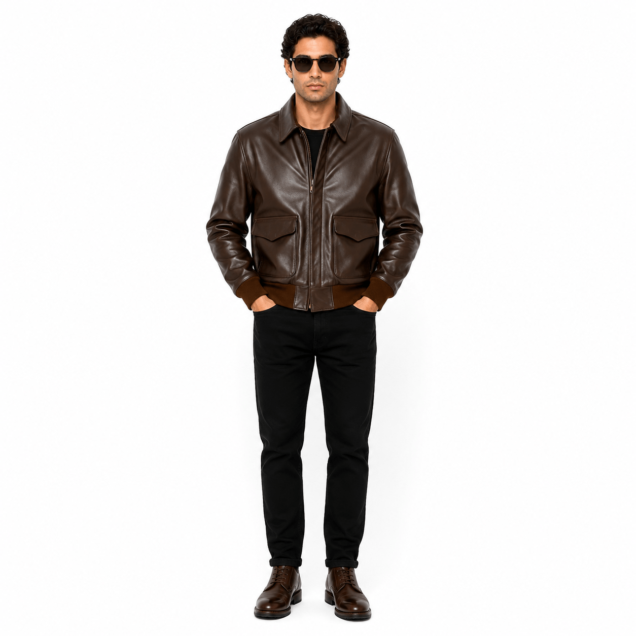 Heritage Pilot A-2 Bomber Jacket – Antique Brown
