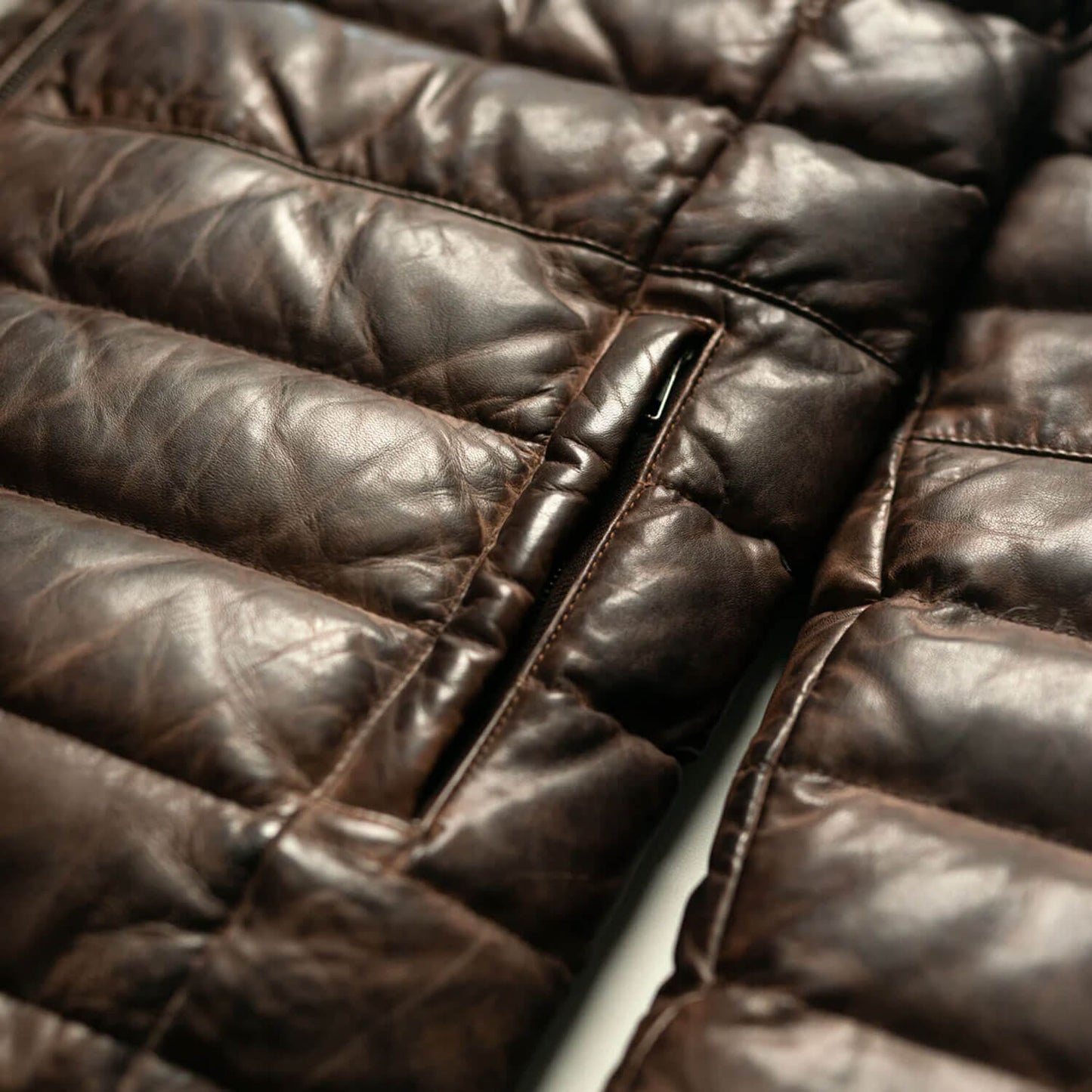 FrostForge Leather Down Jacket – Expedition Edition