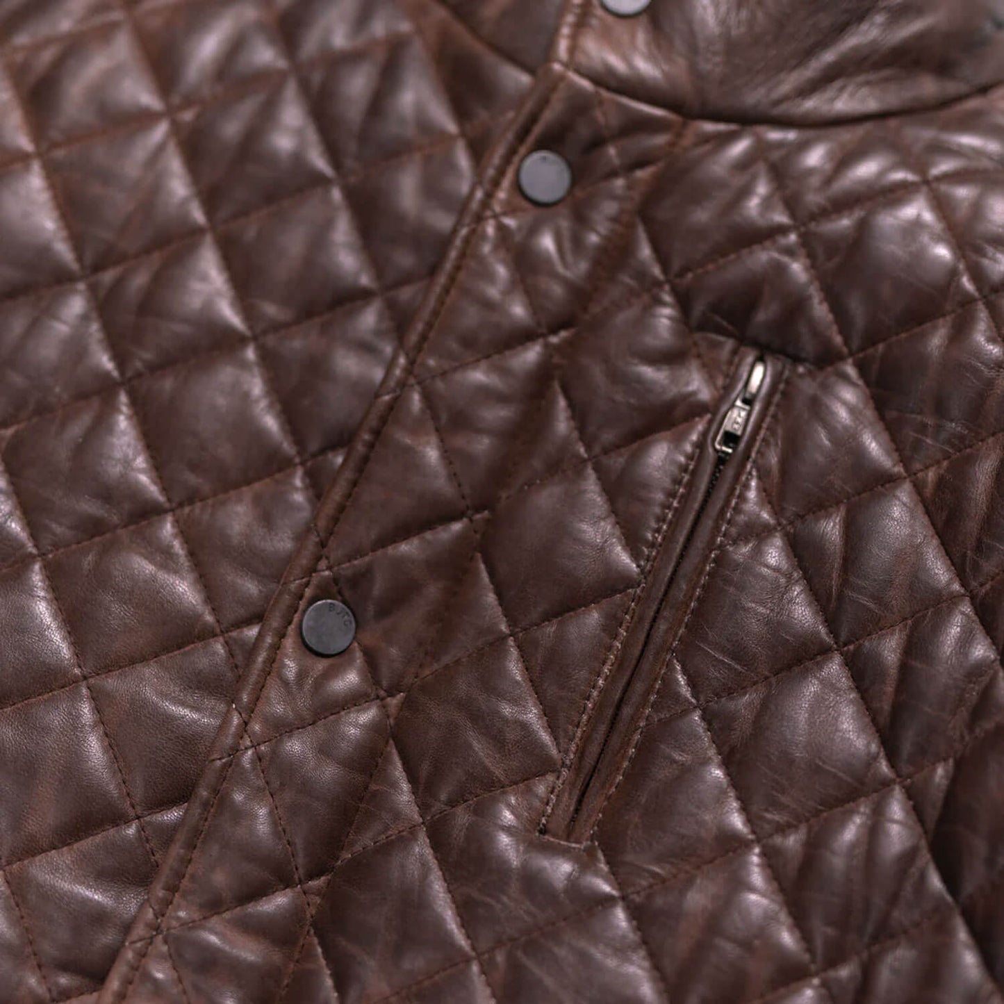 HighlandRidge Quilted Leather Jacket – Heritage Edition