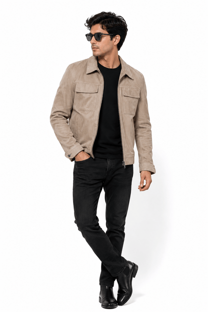 SierraZip Suede Shirt Jacket – Heritage Edition