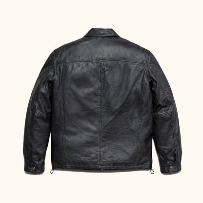 NightCruiser Black Leather Driving Jacket – Heritage Touring Edition