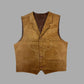Stratford Tan Goat Leather Waistcoat
