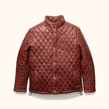 Oakridge Quilted Brown Leather Jacket – Heritage Edition