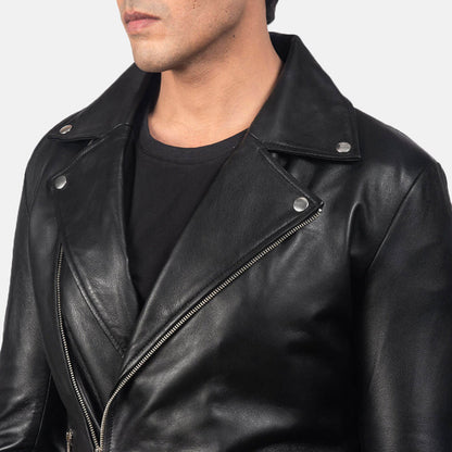 BlackRidge Moto Leather Jacket – Stealth Rider Edition