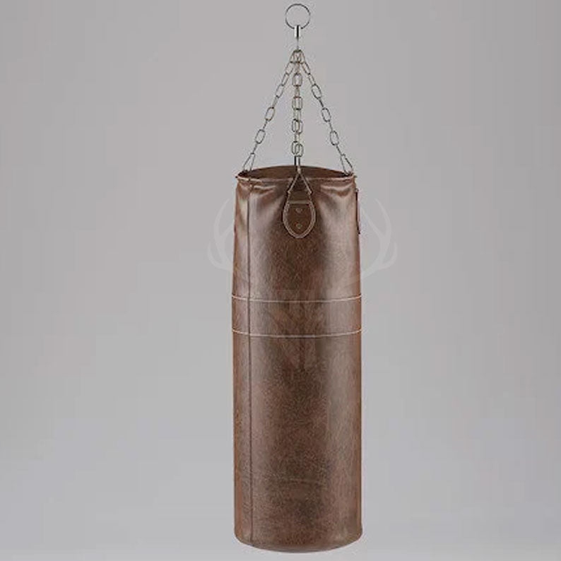 Vintage style Leather punching bag