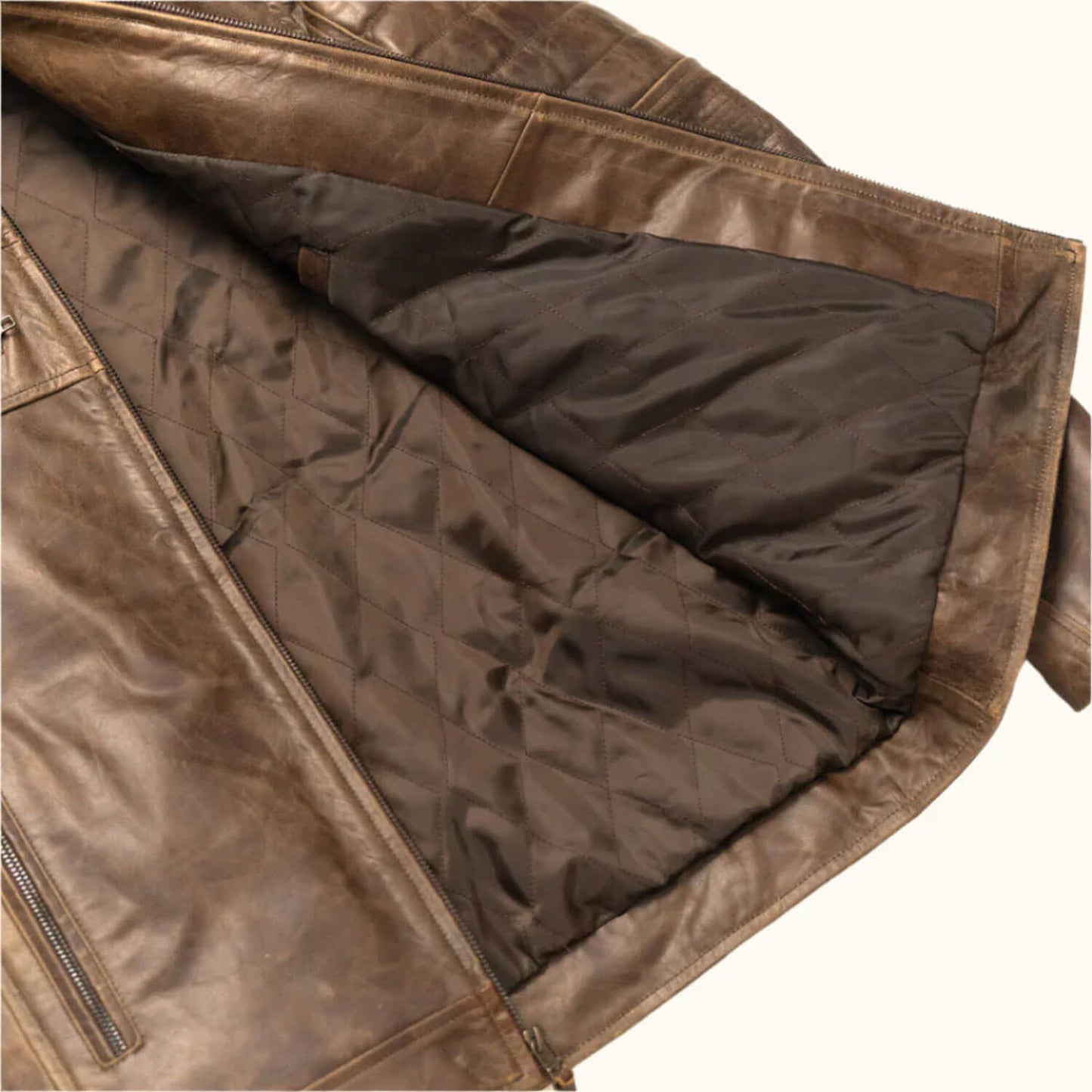 VelocityRider Leather Cafe Racer Jacket – Heritage Moto Edition
