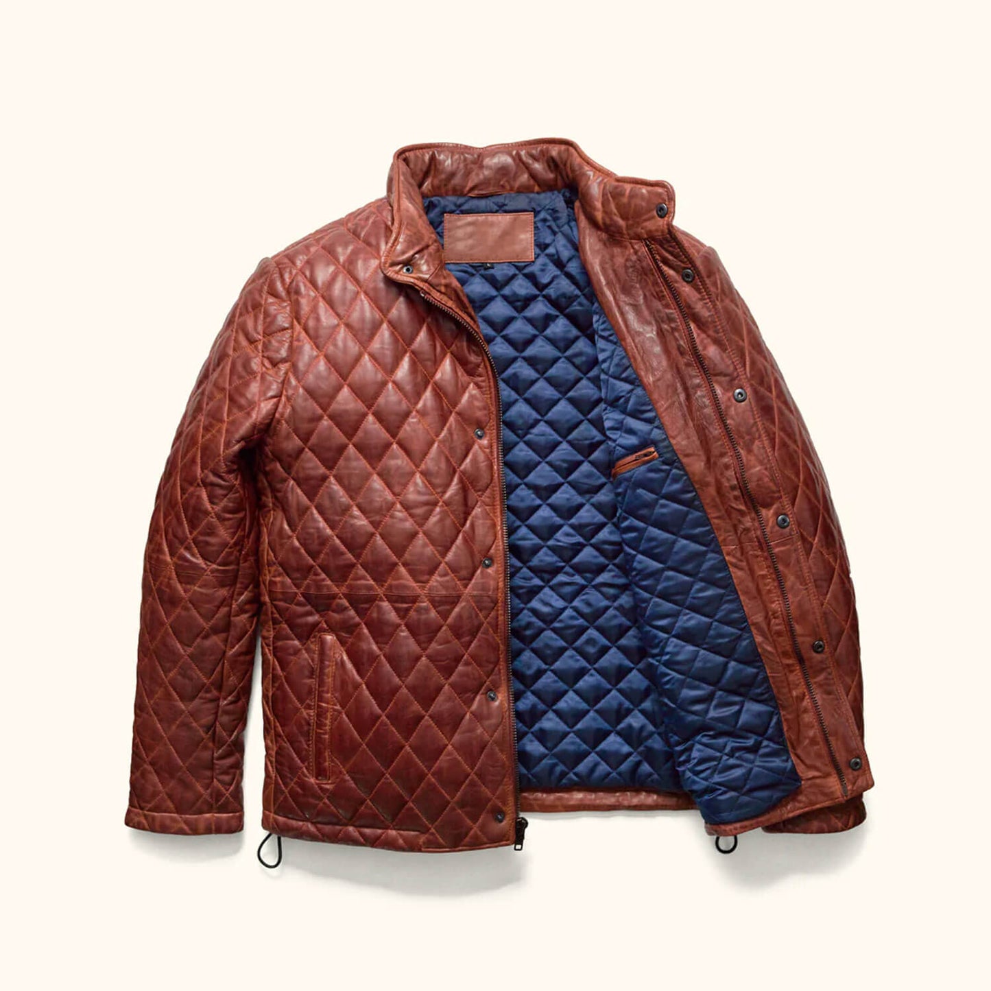 Oakridge Quilted Brown Leather Jacket – Heritage Edition