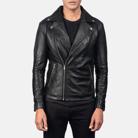 BlackRidge Moto Leather Jacket – Stealth Rider Edition