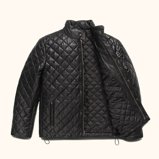 Blackstone Quilted Leather Jacket – Midnight Heritage Edition
