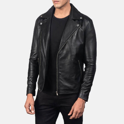 BlackRidge Moto Leather Jacket – Stealth Rider Edition