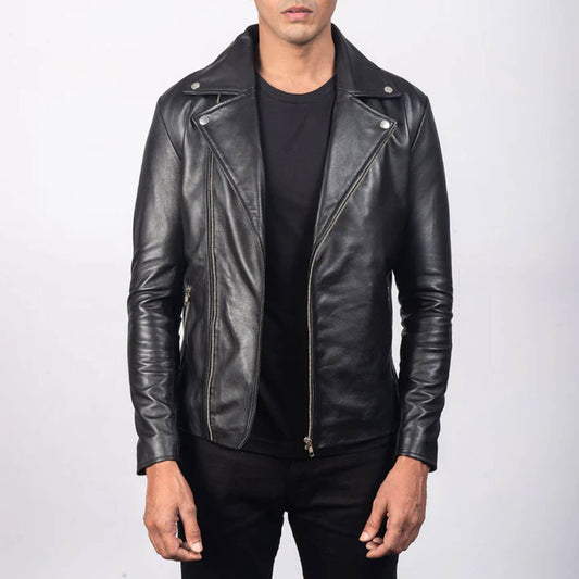 BlackRidge Moto Leather Jacket – Stealth Rider Edition