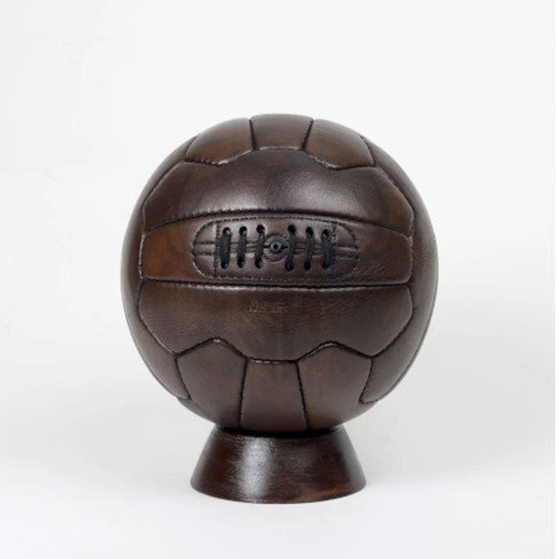 Authentic vintage football crafted from premium full-grain cowhide leather