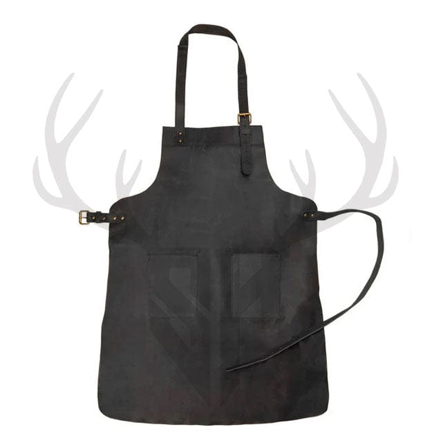leather apron for woodworking, leather apron for barbers, leather kitchen apron, adjustable leather apron, durable leather apron

